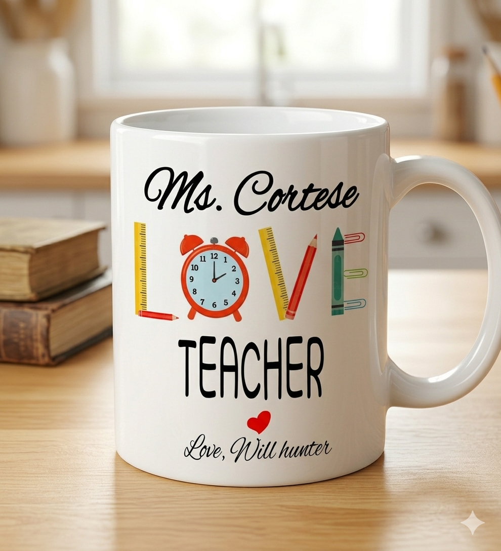 Customized Mug for who love their teachers